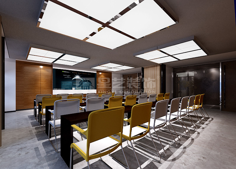 歐日電梯公司1300平會議室裝修設計效果圖