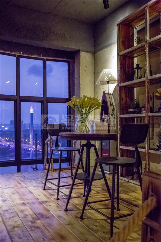 漢軍五象一號空中體驗館160平閱讀區(qū)裝修設計實景圖