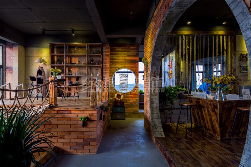 漢軍五象一號空中體驗館160平船艙區(qū)裝修設計實景圖