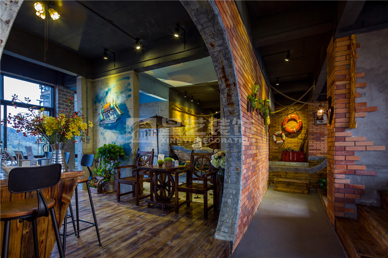 漢軍五象一號空中體驗館160平船艙區(qū)裝修設計實景圖