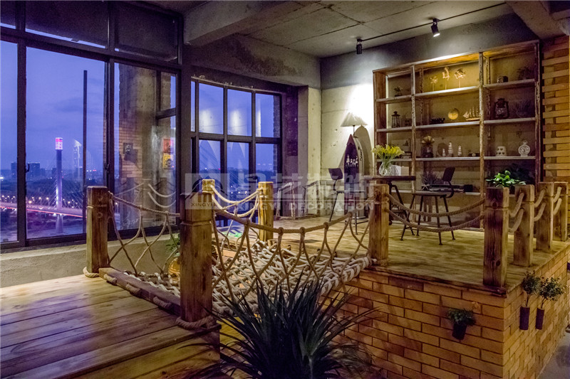 漢軍五象一號空中體驗館160平探險區(qū)裝修設計實景圖