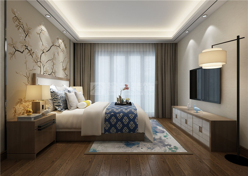 萬達(dá)茂140平臥室裝修效果圖