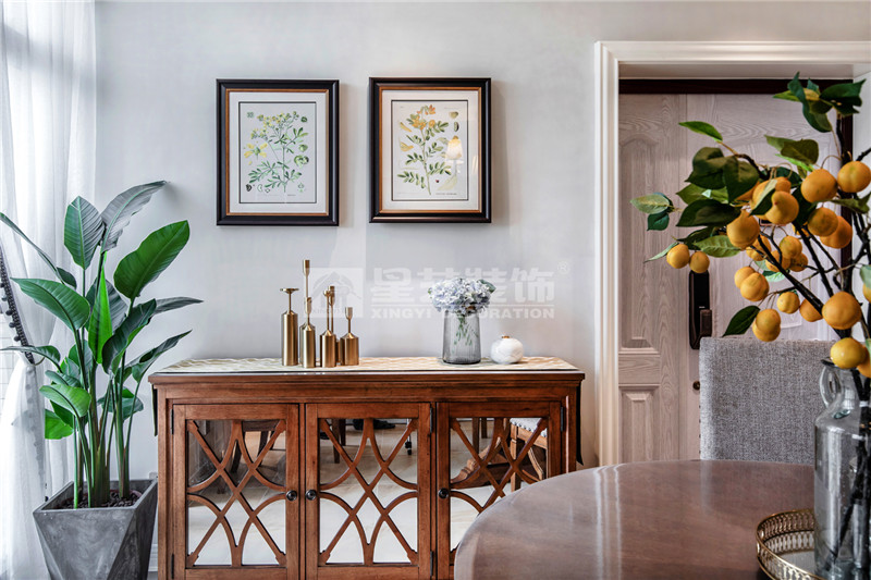 遠(yuǎn)辰山水一號(hào)150平入戶裝飾柜裝修效果圖