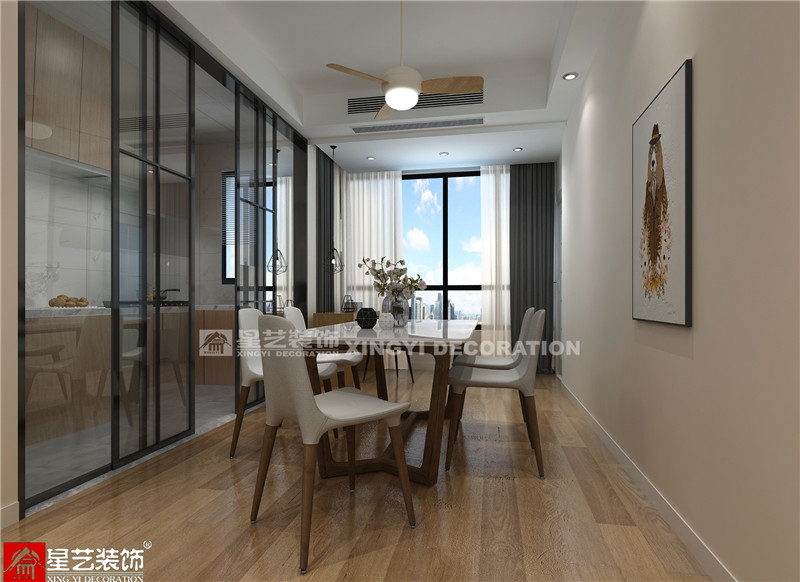 萬達茂120平餐廳裝修效果圖