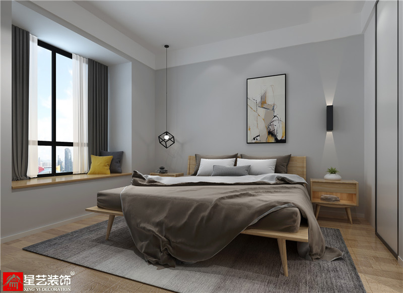 萬達茂120平臥室裝修效果圖