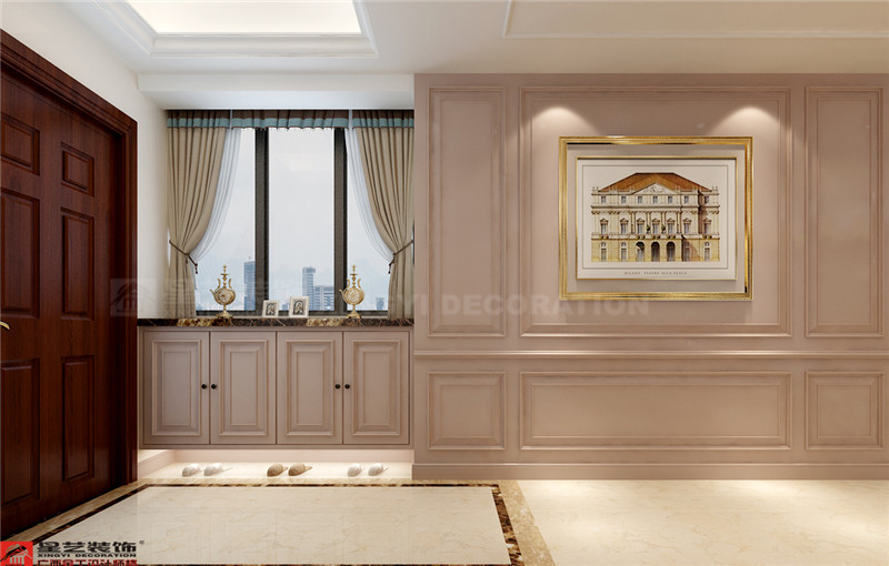 招商雍景灣176平入戶玄關(guān)裝修效果圖