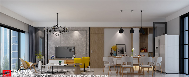 萬(wàn)達(dá)茂140平餐廳裝修效果圖