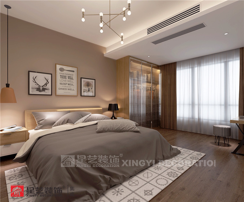 霖峰壹號(hào)120平臥室裝修效果圖