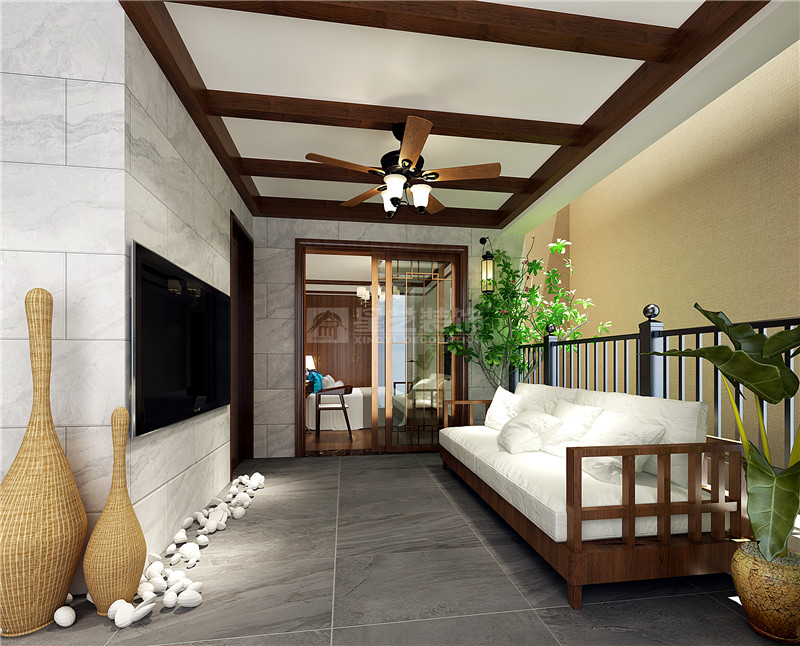 金源一品206平陽(yáng)臺(tái)裝修效果圖