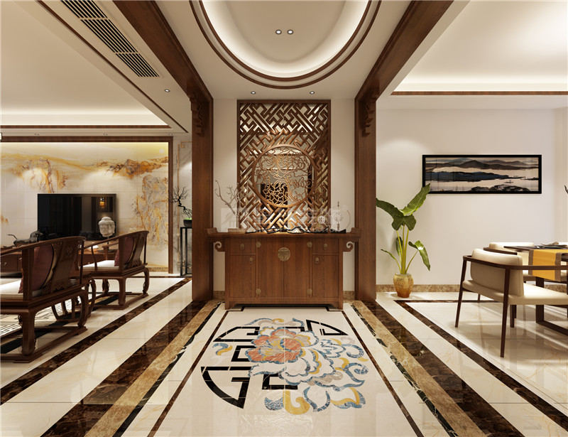 金源一品206平入戶(hù)裝修效果圖