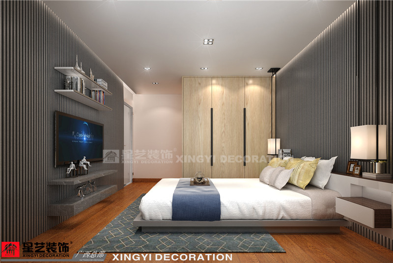 綠地中央廣場(chǎng)150平臥室裝修效果圖