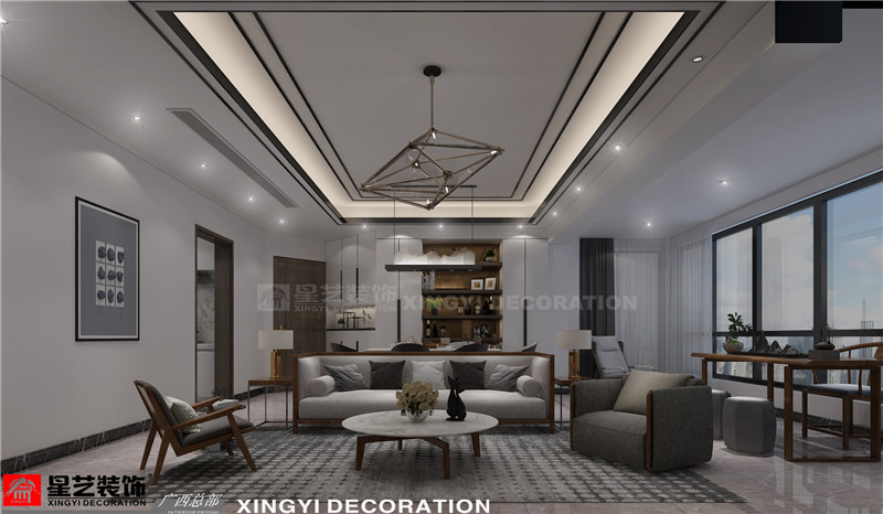 萬達(dá)茂130平客廳裝修效果圖