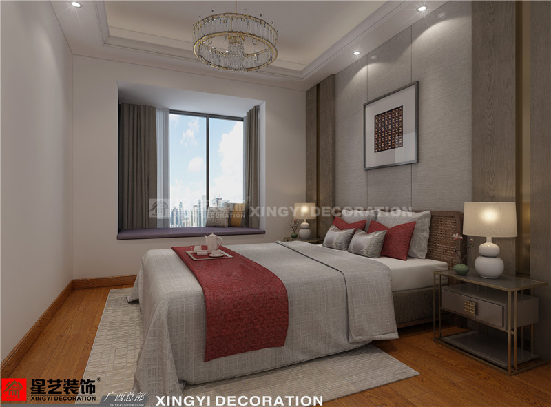 綠地中央廣場(chǎng)150平臥室裝修效果圖