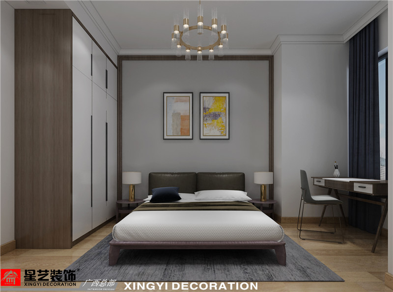 萬達(dá)茂130平臥室裝修效果圖