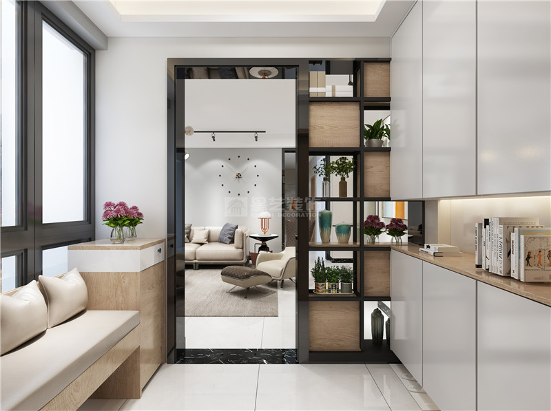 湖畔書(shū)院164平入戶(hù)裝修效果圖