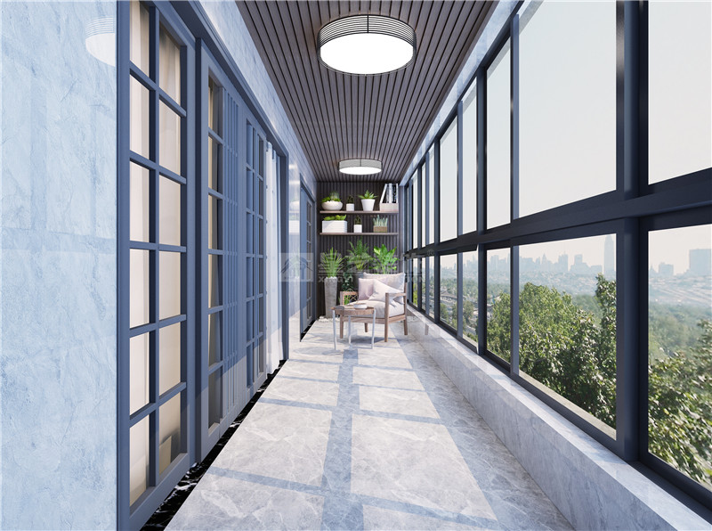 嘉和城溫莎堡 180平陽臺(tái)裝修效果圖