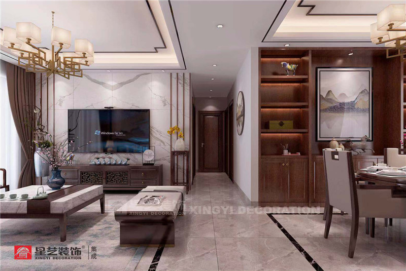 萬達(dá)茂154平客廳裝修效果圖