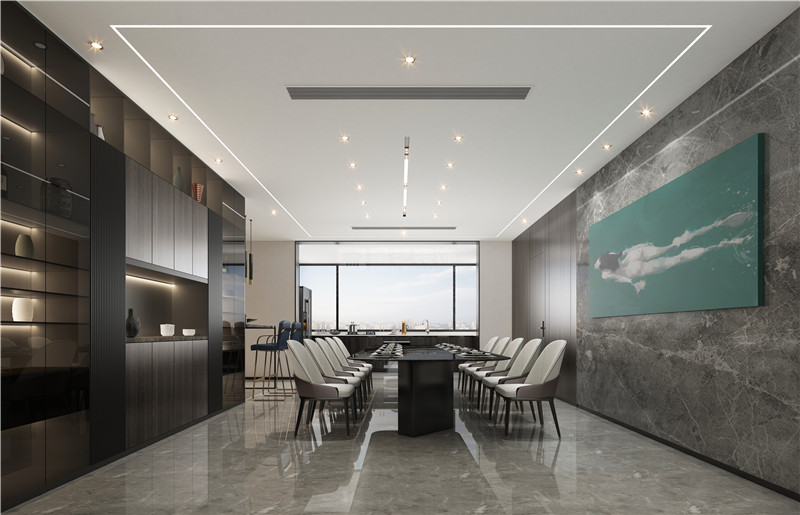萬(wàn)達(dá)公館 300平餐廳裝修效果圖
