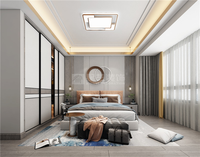 安吉山語(yǔ)城 177平臥室裝修效果圖