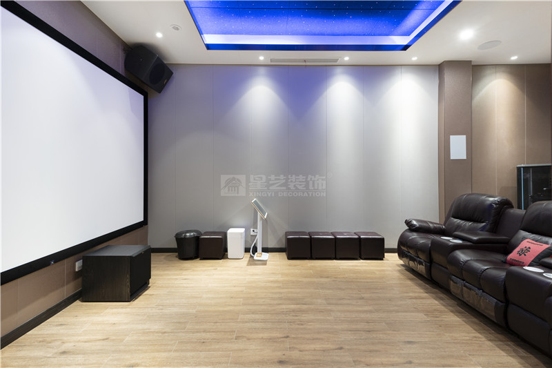 招商境界 450平別墅影音室裝修實景圖