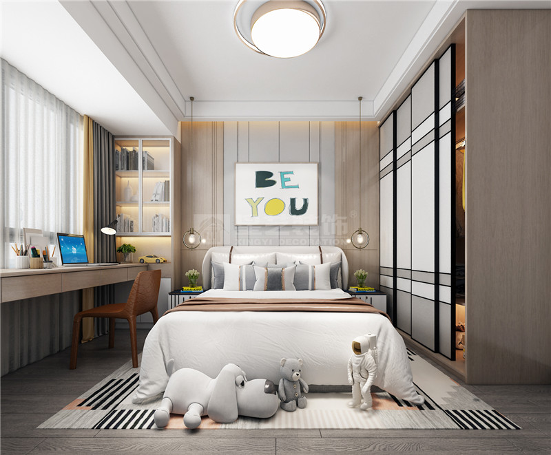 安吉山語(yǔ)城 177平兒童房裝修效果圖