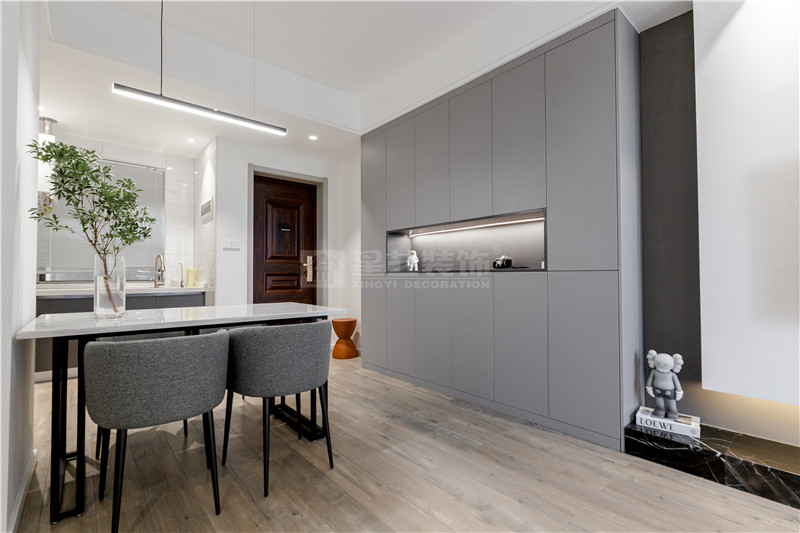 江宇都會明珠60平餐廳裝修實(shí)景圖