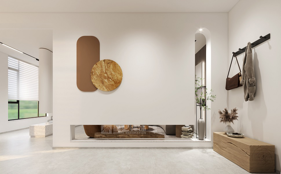 嘉和城馬略卡島320平現(xiàn)代極簡玄關裝修效果圖