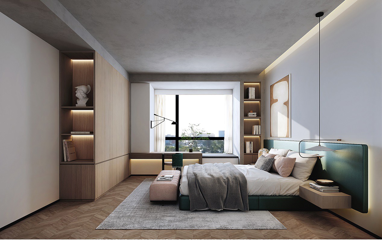 春江明月230平現(xiàn)代風(fēng)格臥室裝修效果圖