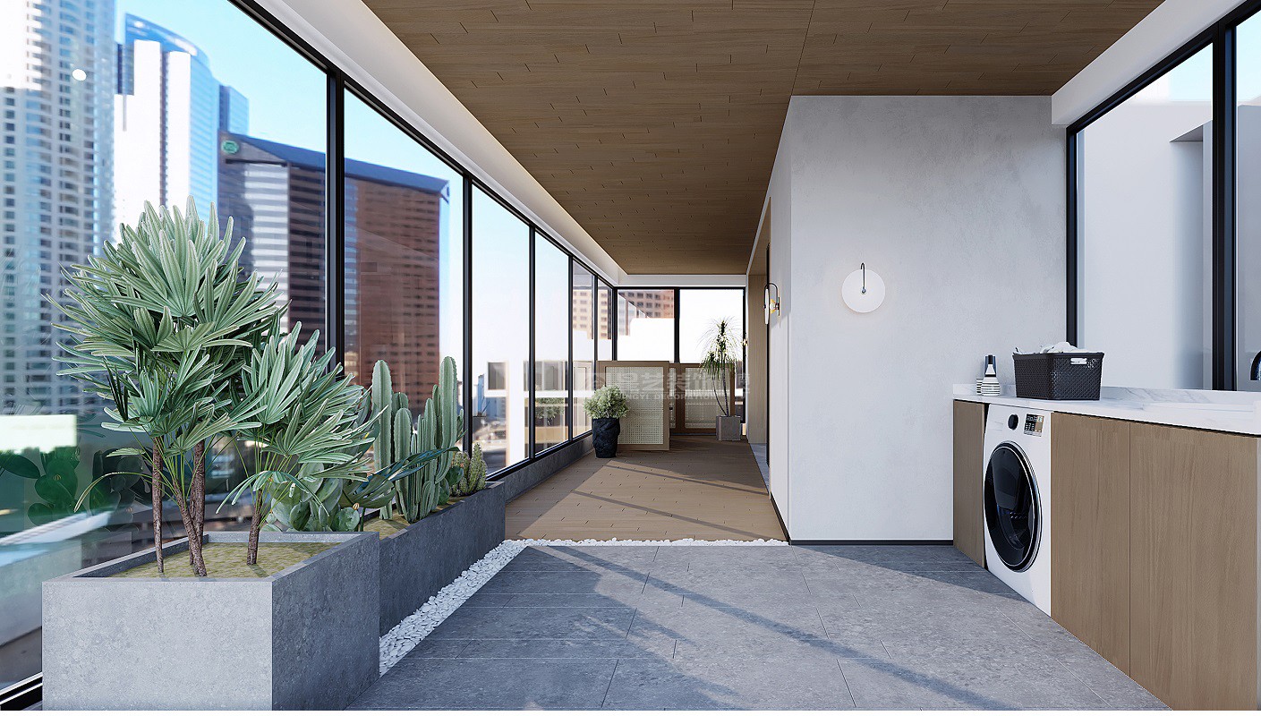 春江明月230平現(xiàn)代風(fēng)格陽臺裝修效果圖