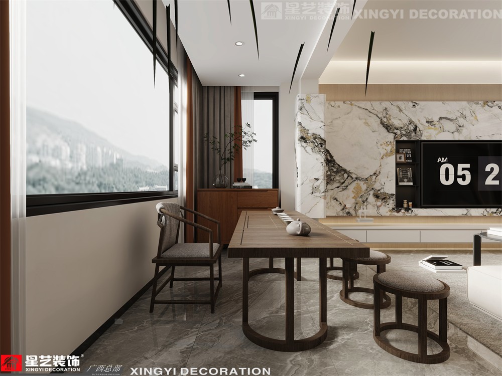 建苑小區(qū)140平現(xiàn)代簡(jiǎn)約陽(yáng)臺(tái)裝修效果