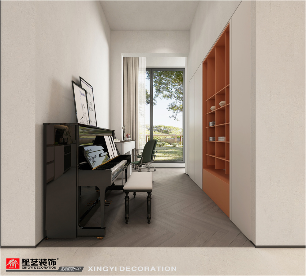 和順園139平現(xiàn)代簡(jiǎn)約閱讀區(qū)裝修效果