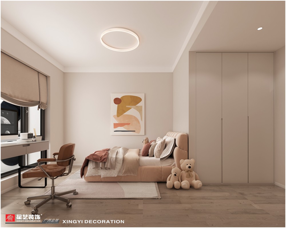 光明城市118平現(xiàn)代簡(jiǎn)約兒童房裝修效果