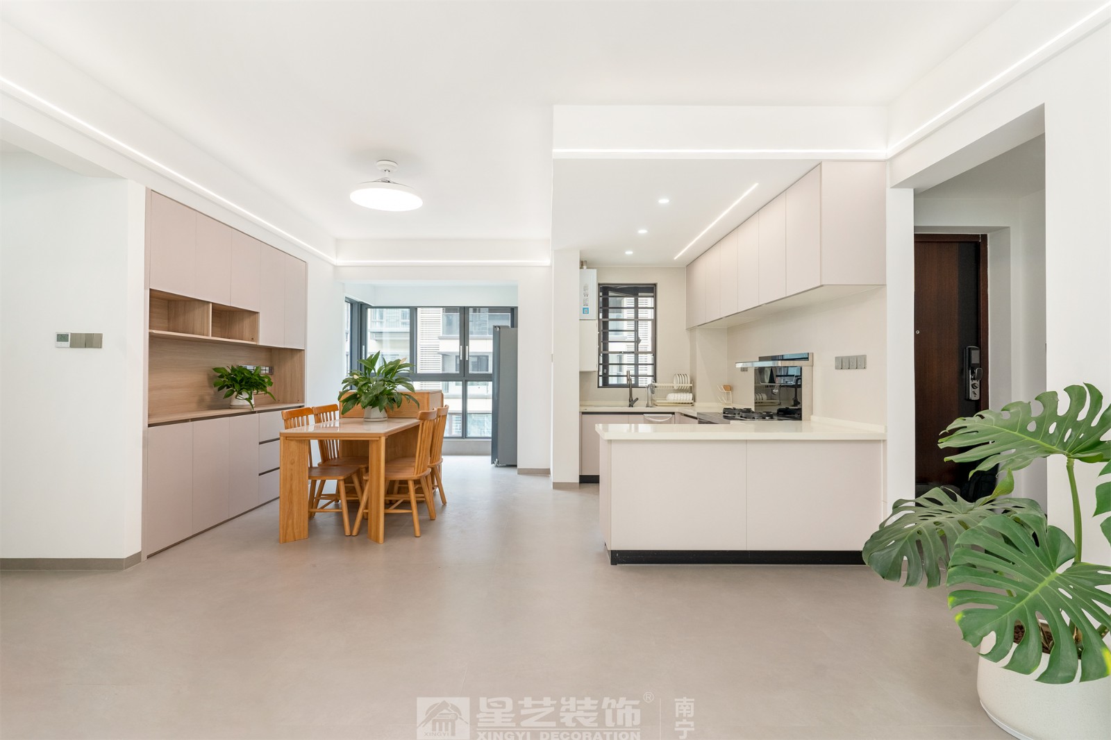 聯發(fā)臻境136平現代簡約廚房實景