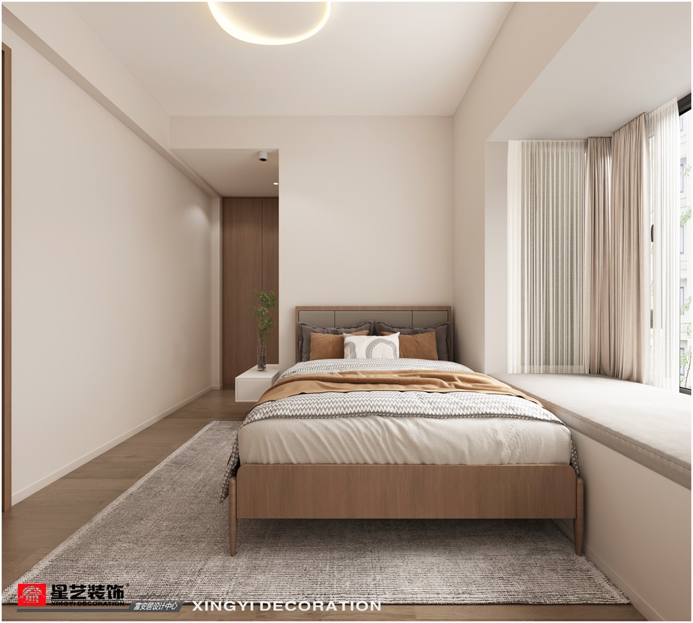 萬(wàn)象城117平臥室裝修效果