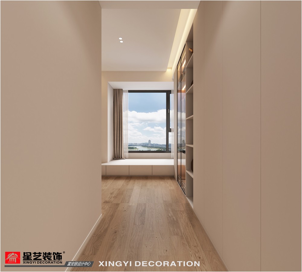 廣源悅府135平衣帽間現代簡約裝修效果