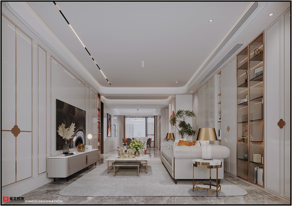 美泉1612現代輕奢230平餐廳裝修效果圖