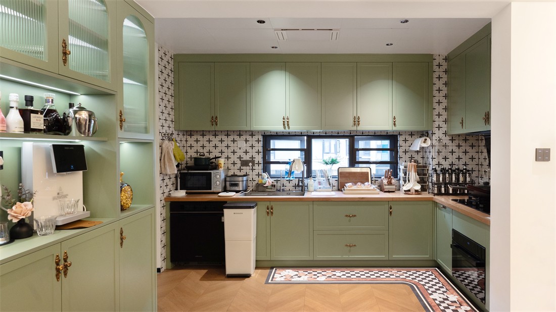 山漸青151平法式廚房裝修完工實景圖