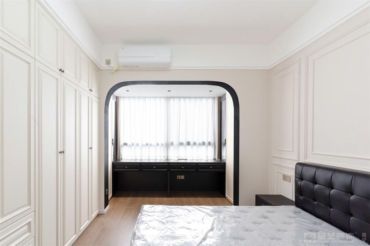 盛科城152平奶油風(fēng)臥室裝修完工實(shí)景圖
